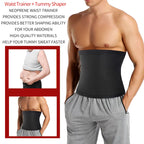 Men's Sauna Body Shaper Waist Trainer Slimming Belt